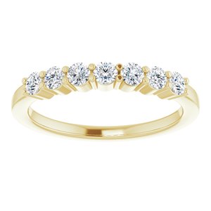 14K Yellow 3/8 CTW Diamond Anniversary Band-122844:60010:P-ST-WBC