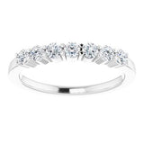 14K White 3/8 CTW Diamond Anniversary Band-122844:60004:P-ST-WBC