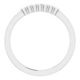 Platinum 1/10 CTW Diamond Anniversary Band-122844:60018:P-ST-WBC