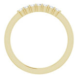 14K Yellow 1/6 CTW Diamond Anniversary Band-122844:60007:P-ST-WBC