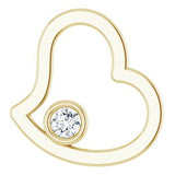 14K Yellow 1/10 CTW Diamond Pendant-86383:60000:P-ST-WBC