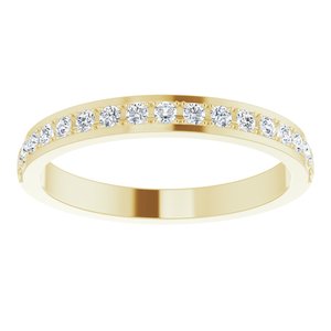 14K Yellow 1/4 CTW Diamond Anniversary Band-122974:602:P-ST-WBC