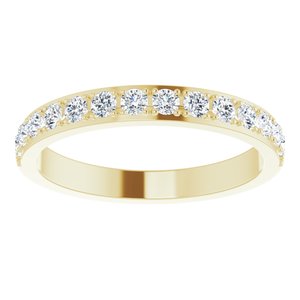 14K Yellow 3/8 CTW Diamond Anniversary Band-122974:604:P-ST-WBC