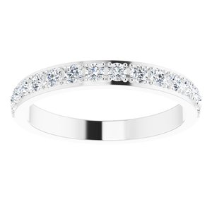 14K White 3/8 CTW Diamond Anniversary Band-122974:601:P-ST-WBC