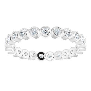 Platinum 1/3 CTW Diamond Eternity Band Size 5-122967:6002:P-ST-WBC