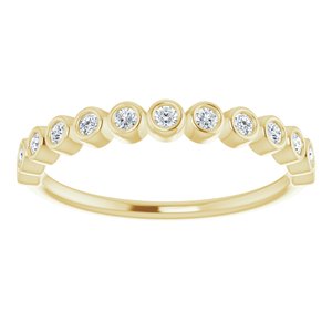 14K Yellow 1/5 CTW Diamond Anniversary Band-122968:601:P-ST-WBC