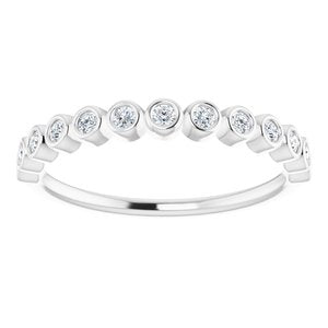 14K White 1/5 CTW Diamond Anniversary Band-122968:600:P-ST-WBC