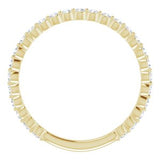 14K Yellow 1/3 CTW Diamond Anniversary Band -123013:609:P-ST-WBC