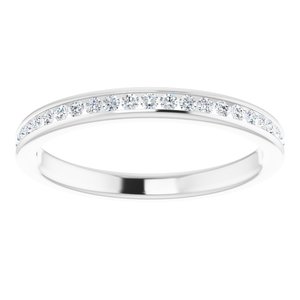 14K White 1/5 CTW Diamond Anniversary Band-123015:600:P-ST-WBC