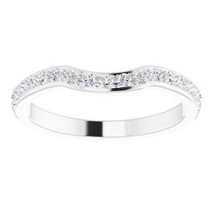 Platinum 1/4 CTW Diamond Anniversary Band-123010:604:P-ST-WBC