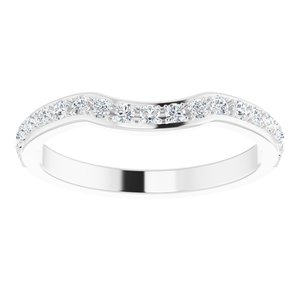 14K White 1/3 CTW Diamond Anniversary Band-123010:600:P-ST-WBC