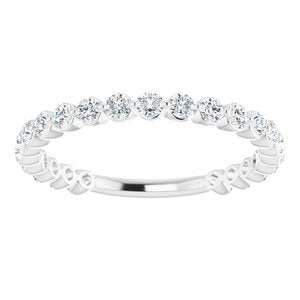14K White 3/4 CTW Diamond Anniversary Band-123013:601:P-ST-WBC