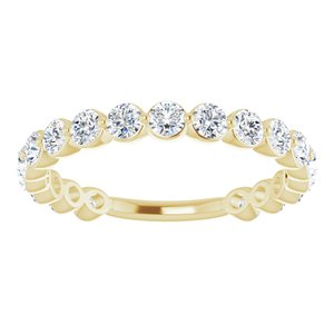 14K Yellow 1 1/6 CTW Diamond Anniversary Band-123013:606:P-ST-WBC