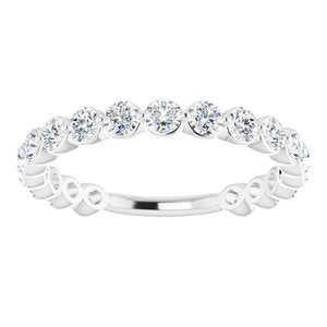 Platinum 1 1/6 CTW Diamond Anniversary Band-123013:608:P-ST-WBC