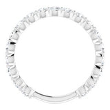 Platinum 1 1/6 CTW Diamond Anniversary Band-123013:608:P-ST-WBC
