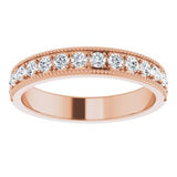 14K Rose 3/8 CTW Diamond Anniversary Band-123069:606:P-ST-WBC