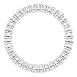 Platinum 3/4 CTW Diamond Eternity Band Size 7.5-122980:60212:P-ST-WBC