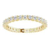 14K Yellow 1/2 CTW Diamond Eternity Band Size 4-121939:601:P-ST-WBC