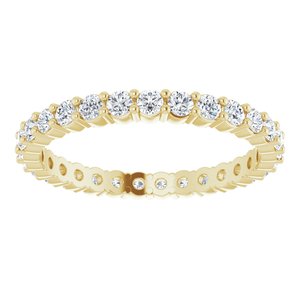 14K Yellow 1/2 CTW Diamond Eternity Band Size 4-121939:601:P-ST-WBC
