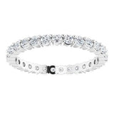 Platinum 5/8 CTW Diamond Eternity Band Size 4.5-121939:607:P-ST-WBC