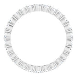 14K White 3/4 CTW Diamond Eternity Band Size 4.5-121935:604:P-ST-WBC