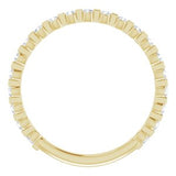 14K Yellow 1/3 CTW Diamond Anniversary Band-123208:601:P-ST-WBC