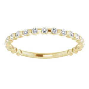 14K Yellow 1/3 CTW Diamond Anniversary Band-123208:601:P-ST-WBC
