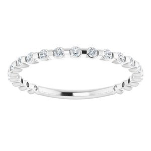 14K White 1/3 CTW Diamond Anniversary Band-123208:600:P-ST-WBC