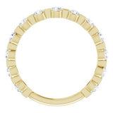 14K Yellow 1/2 CTW Diamond Anniversary Band-123208:606:P-ST-WBC