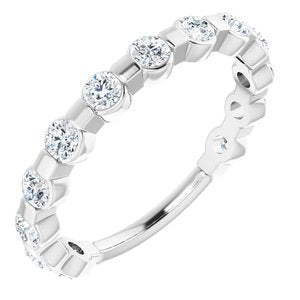 Platinum 3/4 CTW Diamond Anniversary Band-123208:612:P-ST-WBC