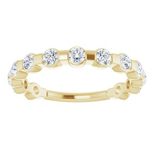 14K Yellow 1/2 CTW Diamond Anniversary Band-123208:606:P-ST-WBC