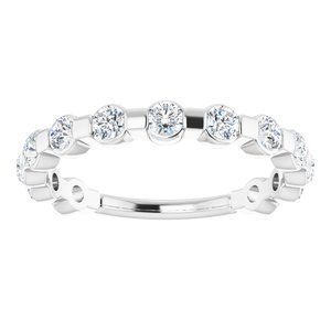 14K White 1/2 CTW Diamond Anniversary Band-123208:605:P-ST-WBC