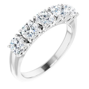 Platinum 1 1/6 CTW Diamond Anniversary Band-122859:60019:P-ST-WBC