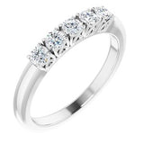 14K White 3/8 CTW Diamond Anniversary Band-122859:60000:P-ST-WBC