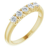 14K Yellow 3/8 CTW Diamond Anniversary Band-122859:60005:P-ST-WBC