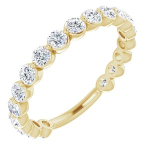 14K Yellow 1 1/6 CTW Diamond Anniversary Band-123013:606:P-ST-WBC