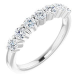 14K White 3/4 CTW Diamond Anniversary Band-122844:60005:P-ST-WBC