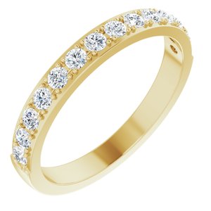 14K Yellow 3/8 CTW Diamond Anniversary Band-122974:604:P-ST-WBC