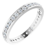 Platinum 3/8 CTW Diamond Eternity Band Size 6-123094:615:P-ST-WBC