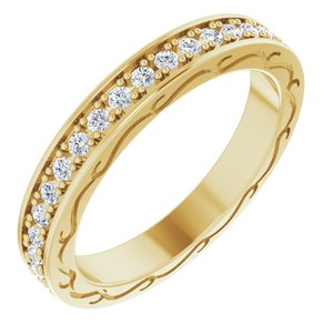 14K Yellow 1/2 CTW Diamond Round Eternity Band Size 7-122141:60061:P-ST-WBC