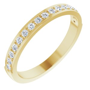 14K Yellow 1/4 CTW Diamond Anniversary Band-122974:602:P-ST-WBC