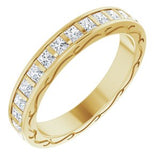 14K Yellow 1 1/8 CTW Diamond Square Eternity Band Size 7 -122141:60016:P-ST-WBC