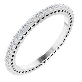 Platinum 3/8 CTW Diamond Eternity Band Size 7-122980:60203:P-ST-WBC