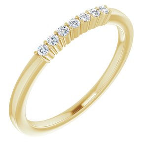 14K Yellow 1/10 CTW Diamond Anniversary Band-122844:60006:P-ST-WBC