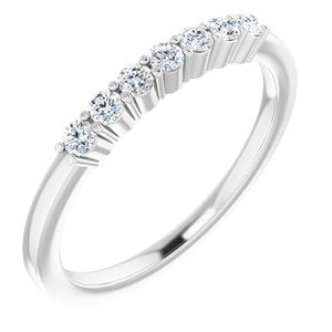 Platinum 1/5 CTW Diamond Anniversary Band-122844:60020:P-ST-WBC