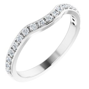 14K White 1/3 CTW Diamond Anniversary Band-123010:600:P-ST-WBC