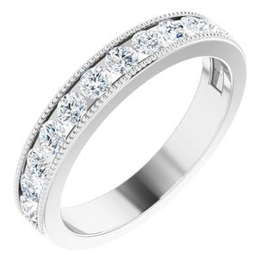 14K White 7/8 CTW Diamond Anniversary Band -122754:602:P-ST-WBC