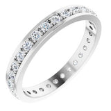 Platinum 3/8 CTW Diamond Eternity Band Size 4-123094:603:P-ST-WBC