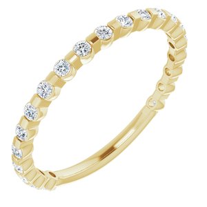 14K Yellow 1/3 CTW Diamond Anniversary Band-123208:601:P-ST-WBC