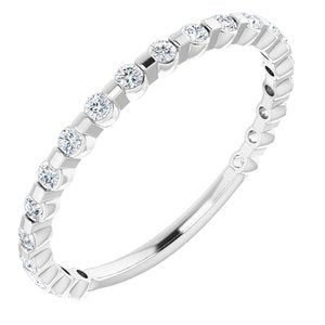 14K White 1/3 CTW Diamond Anniversary Band-123208:600:P-ST-WBC